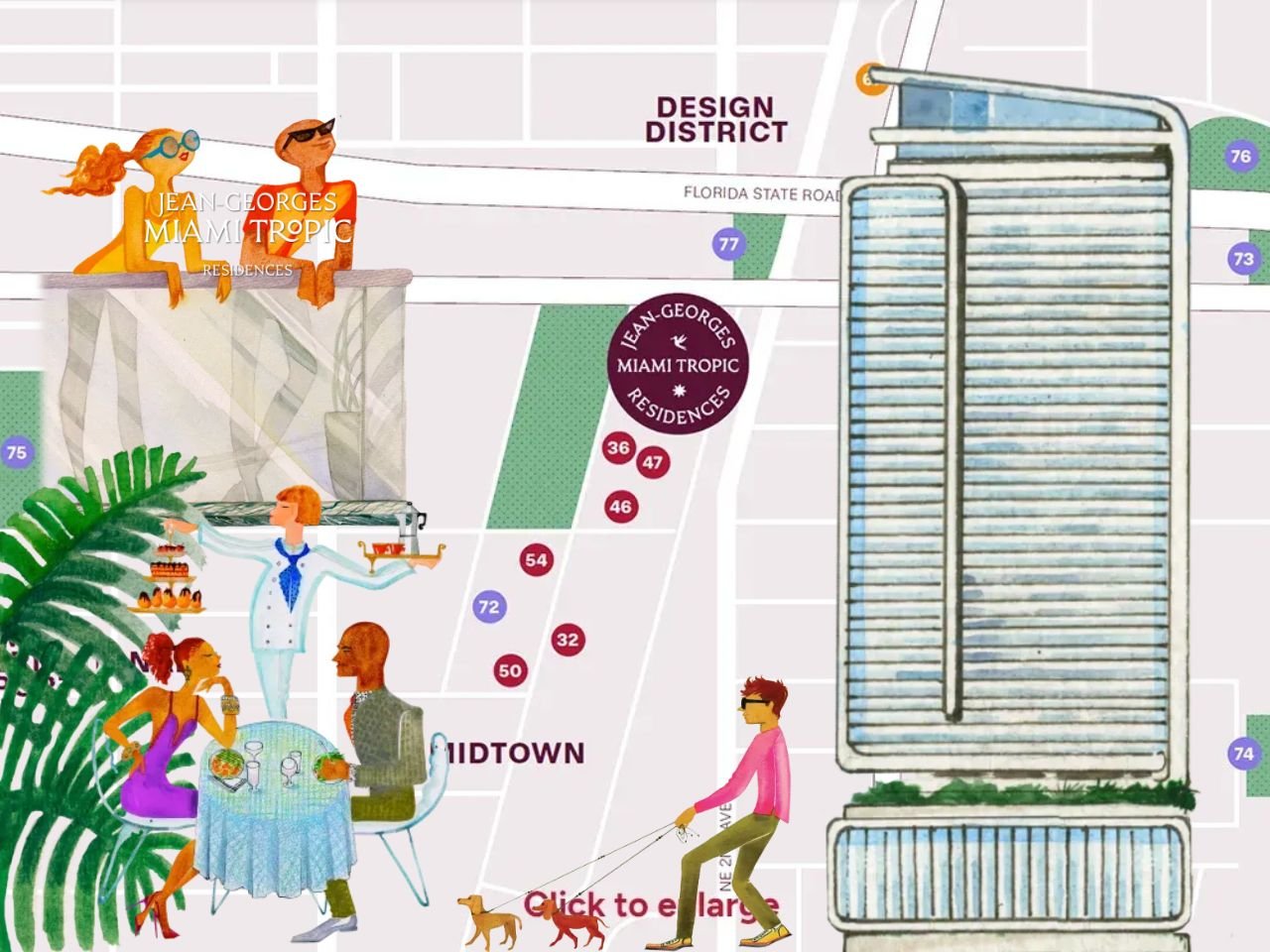 Miami Tropic Residences – El Arte de Vivir y la Alta Cocina en Midtown