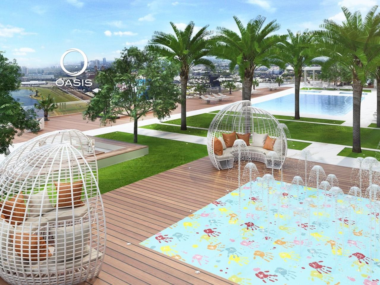 Oasis Hallandale – Un Distrito Urbano de Lujo, Negocios y Bienestar