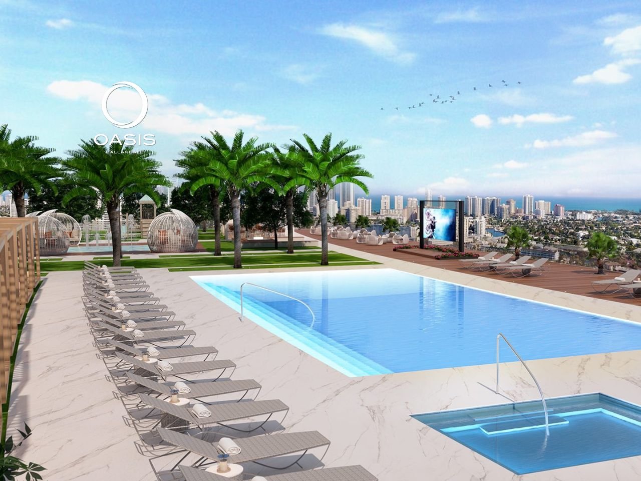 Oasis Hallandale – Un Distrito Urbano de Lujo, Negocios y Bienestar