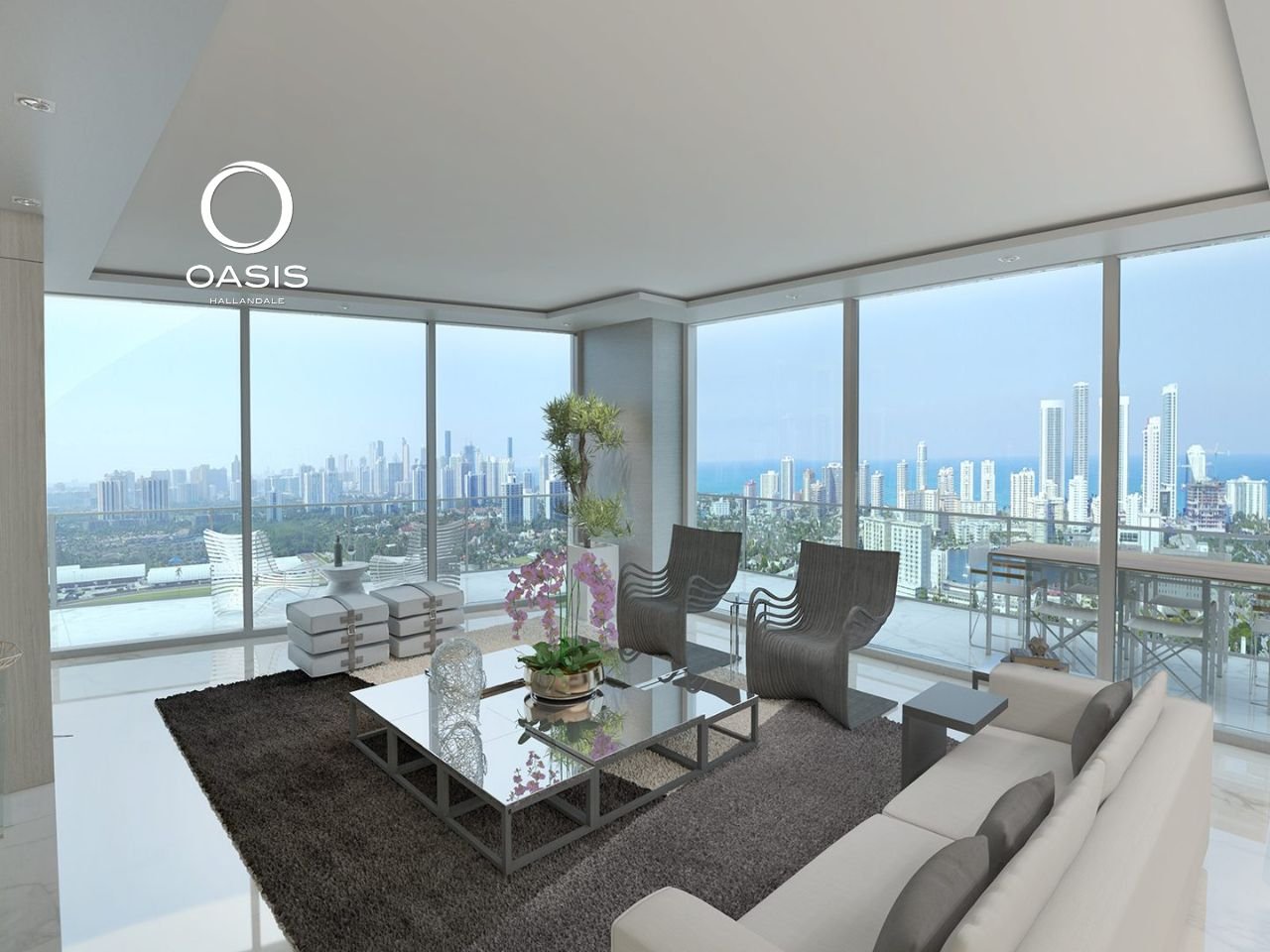 Oasis Hallandale – Un Distrito Urbano de Lujo, Negocios y Bienestar