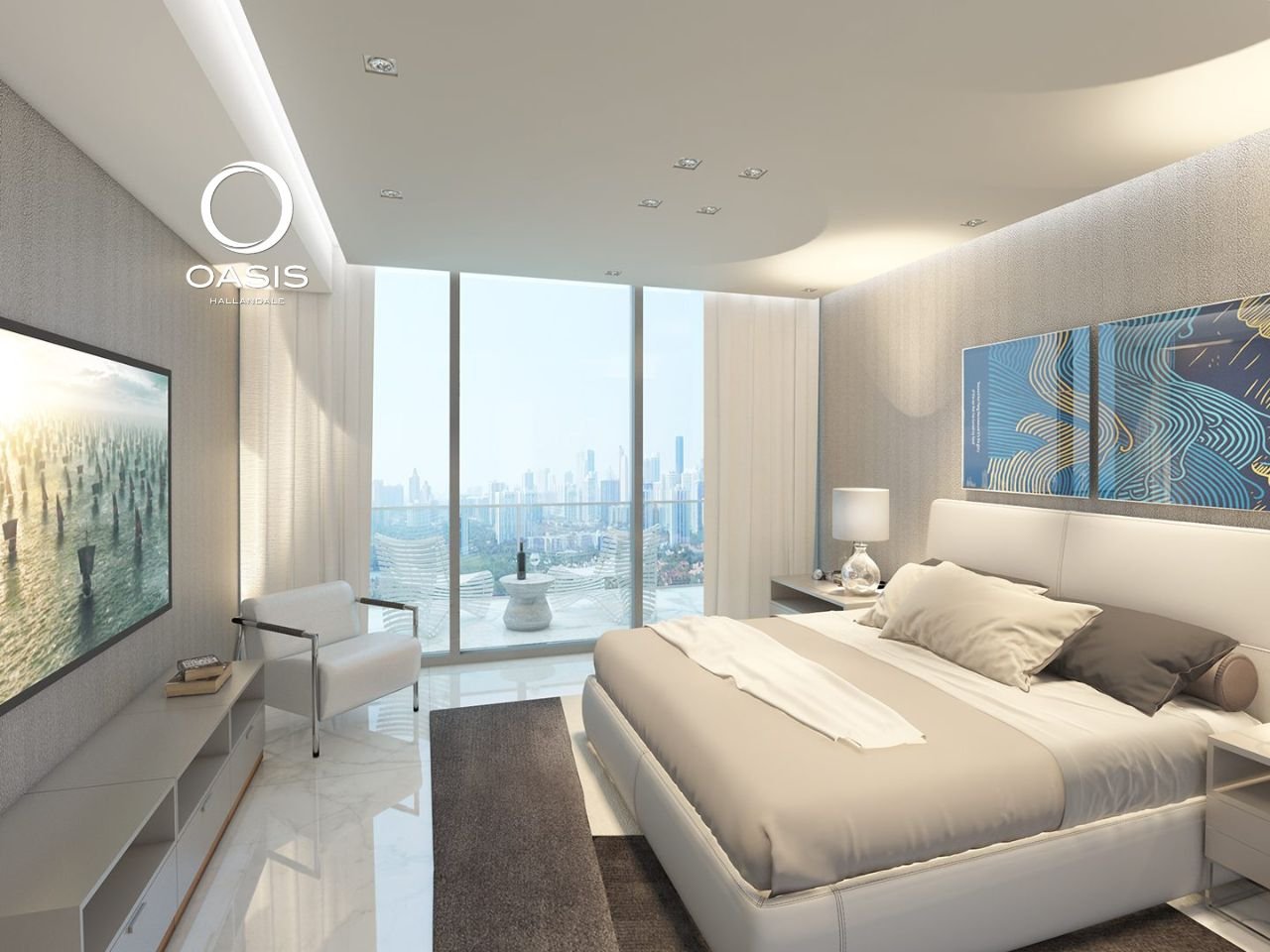 Oasis Hallandale – Un Distrito Urbano de Lujo, Negocios y Bienestar