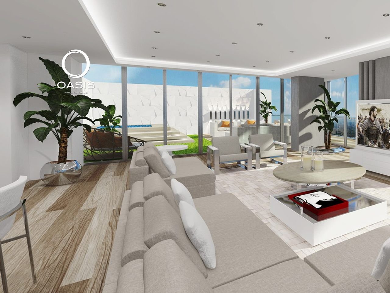 Oasis Hallandale – Un Distrito Urbano de Lujo, Negocios y Bienestar