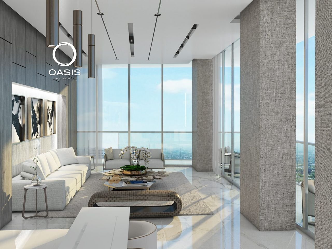 Oasis Hallandale – Un Distrito Urbano de Lujo, Negocios y Bienestar