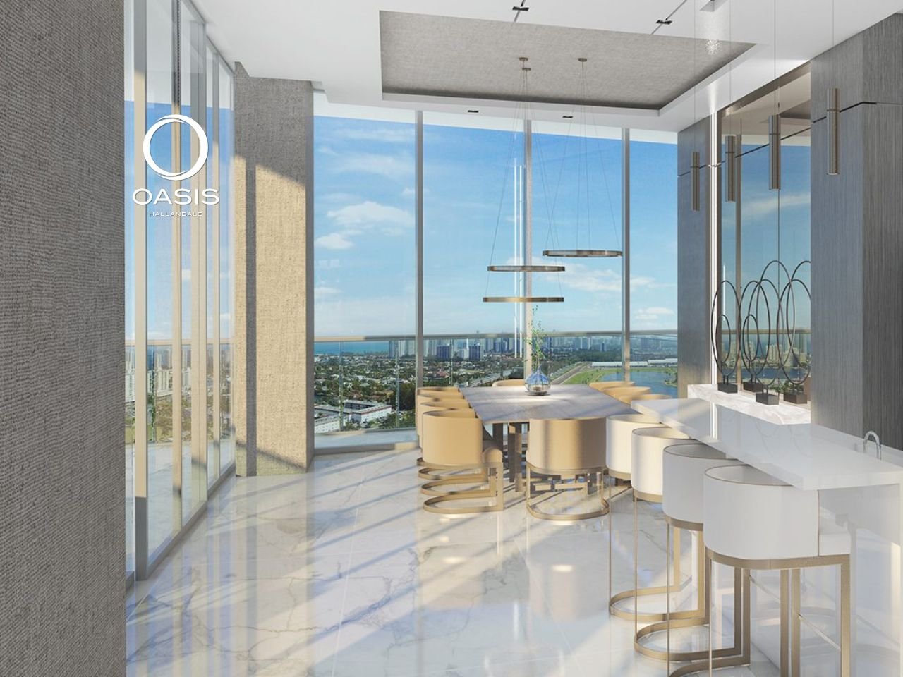 Oasis Hallandale – Un Distrito Urbano de Lujo, Negocios y Bienestar