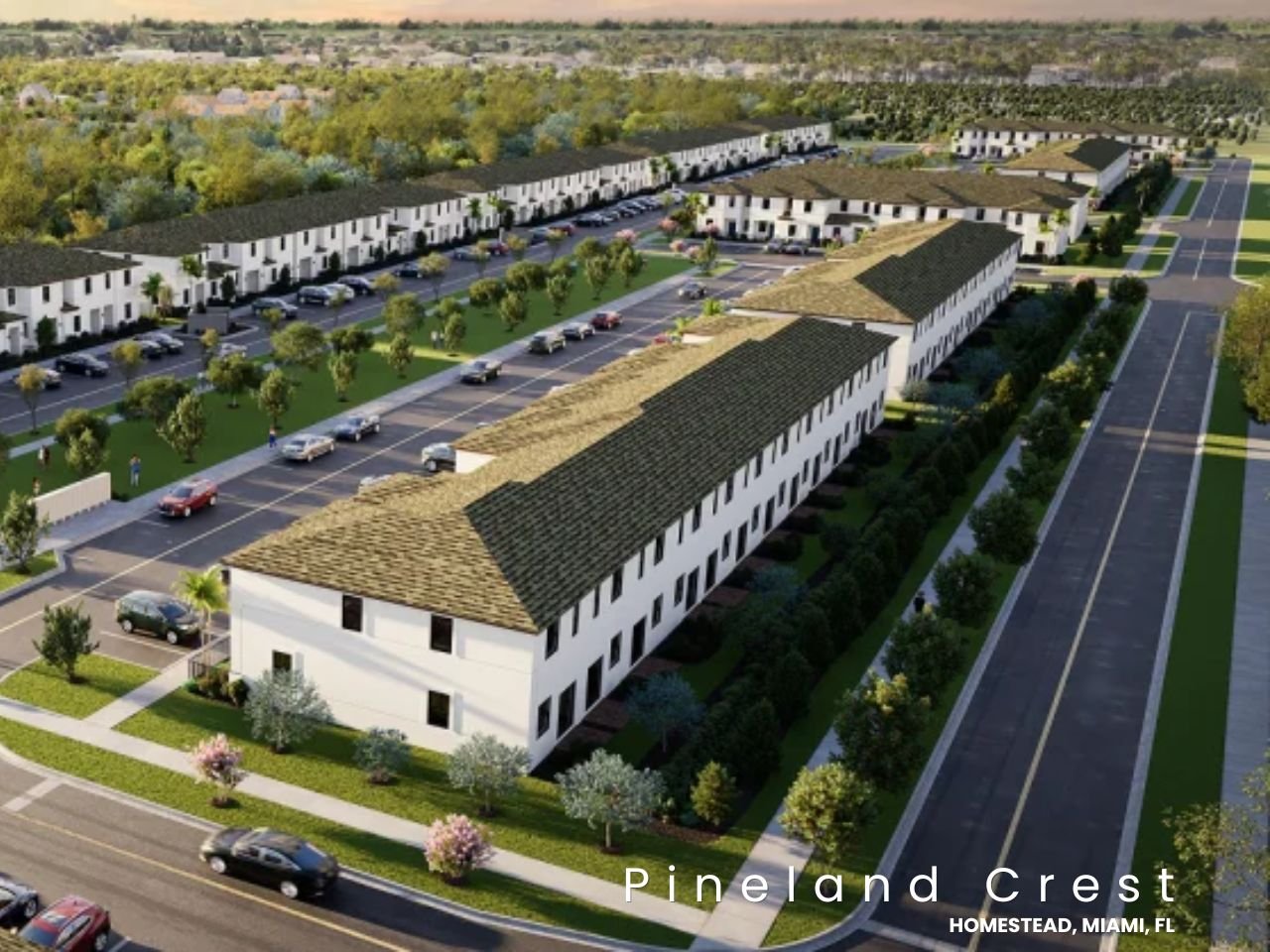Pineland Crest – Townhomes Modernos y Diseño Funcional para la Vida Actual